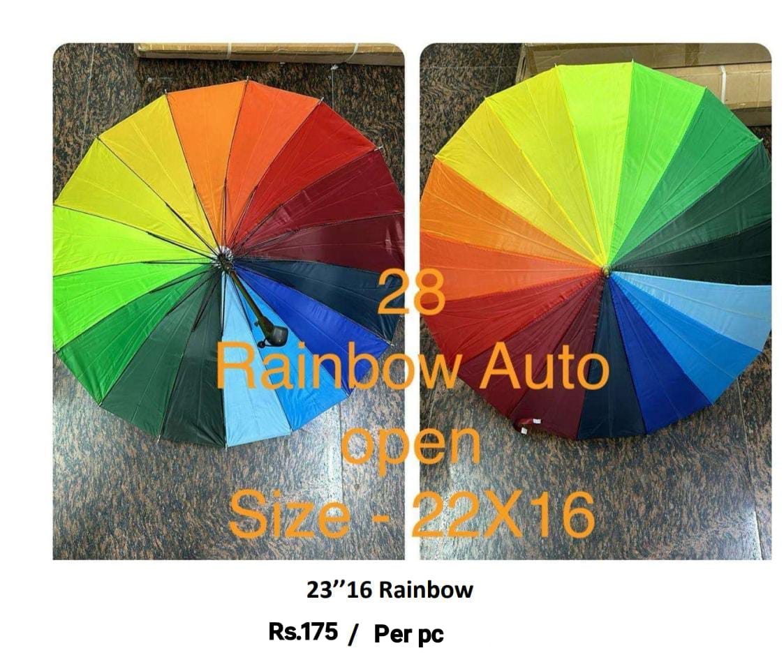 Rainbow Auto Open Umbrella