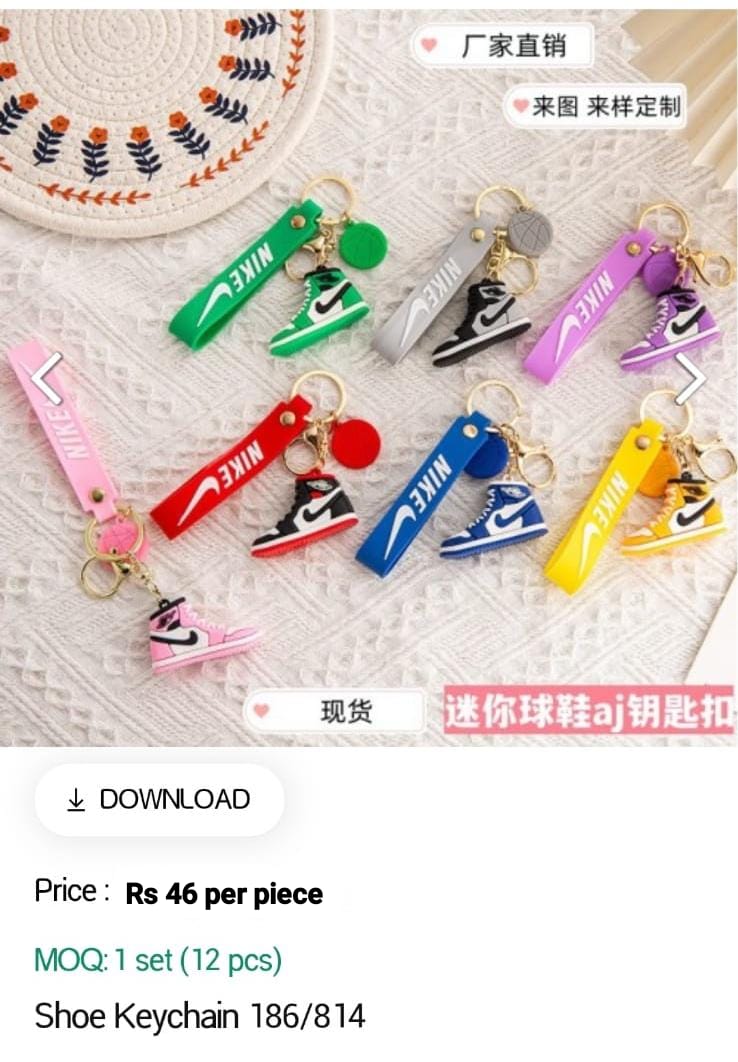 Shoe Keychain