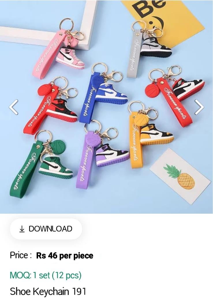 Shoe Keychain