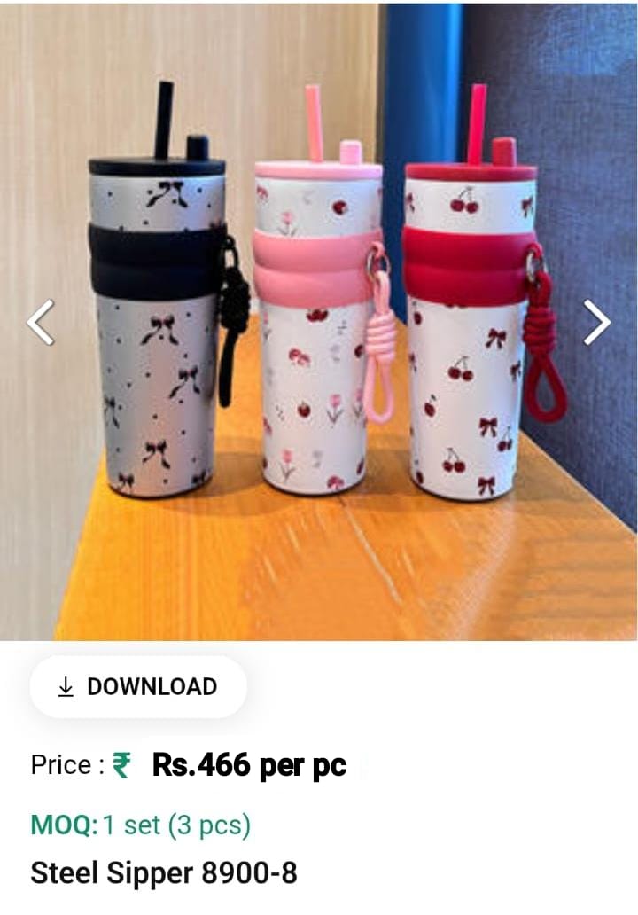 Steel Sipper water bottle