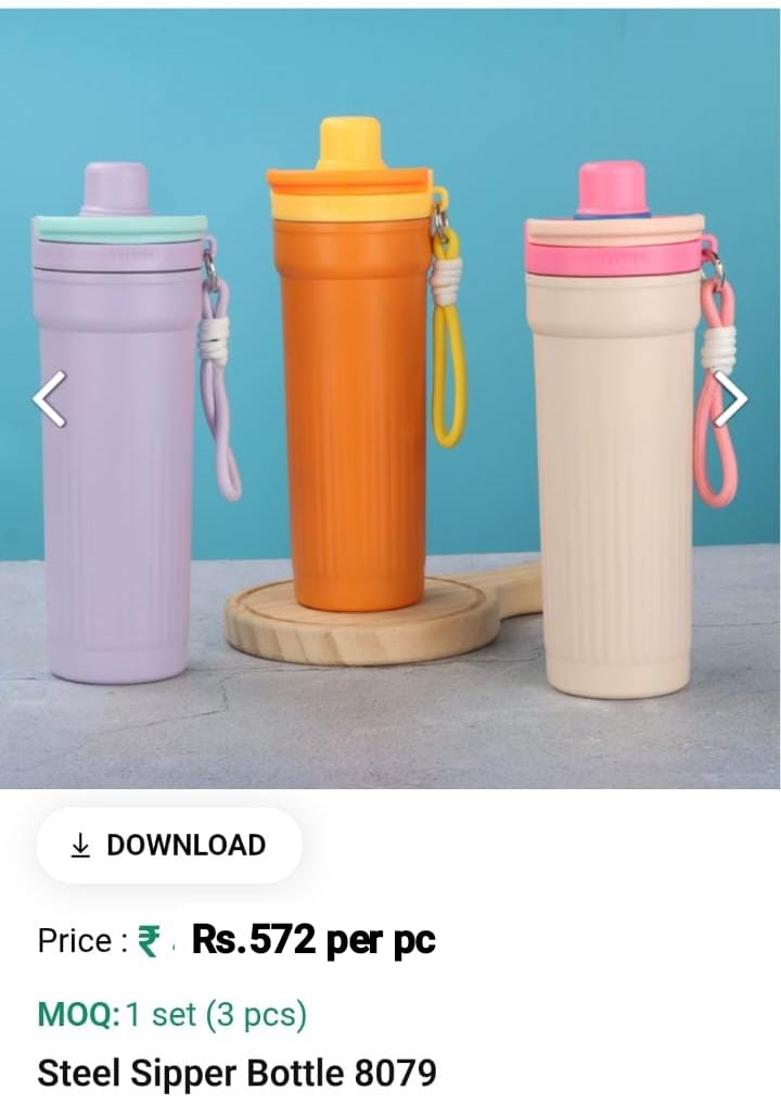 Steel Sipper water bottle