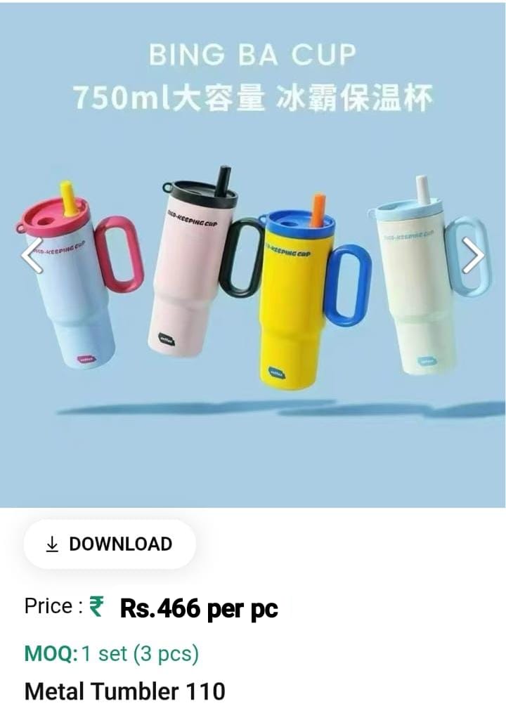 Metal Tumler Water Bottle