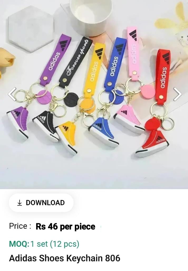 Adidas Shoes Keychain