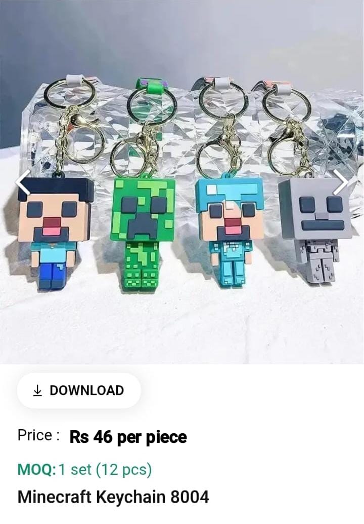 Minecraft Keychain