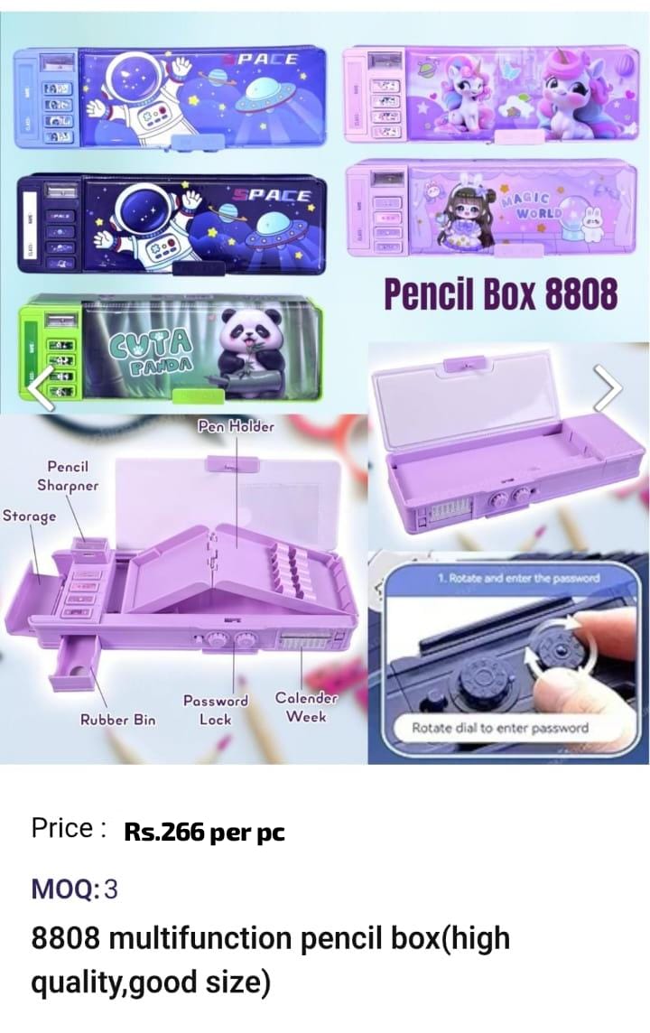 Multifunction Pencil Box