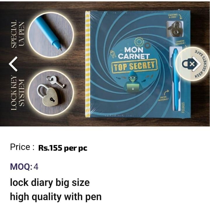 Lock Diary Big Size