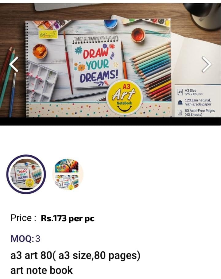 Art Note Book