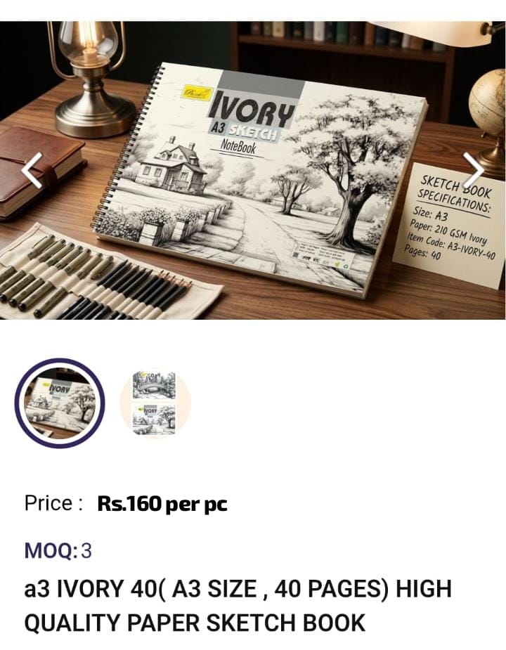 High Quality Paper Sketch Book