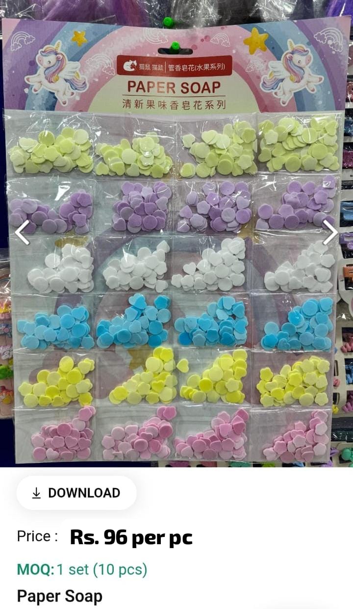 Kids Paper Soap