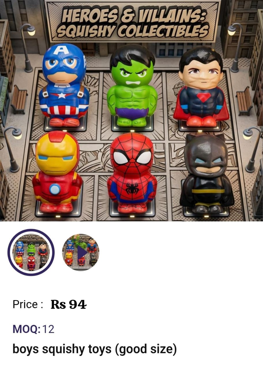 Boy Squishy Toys