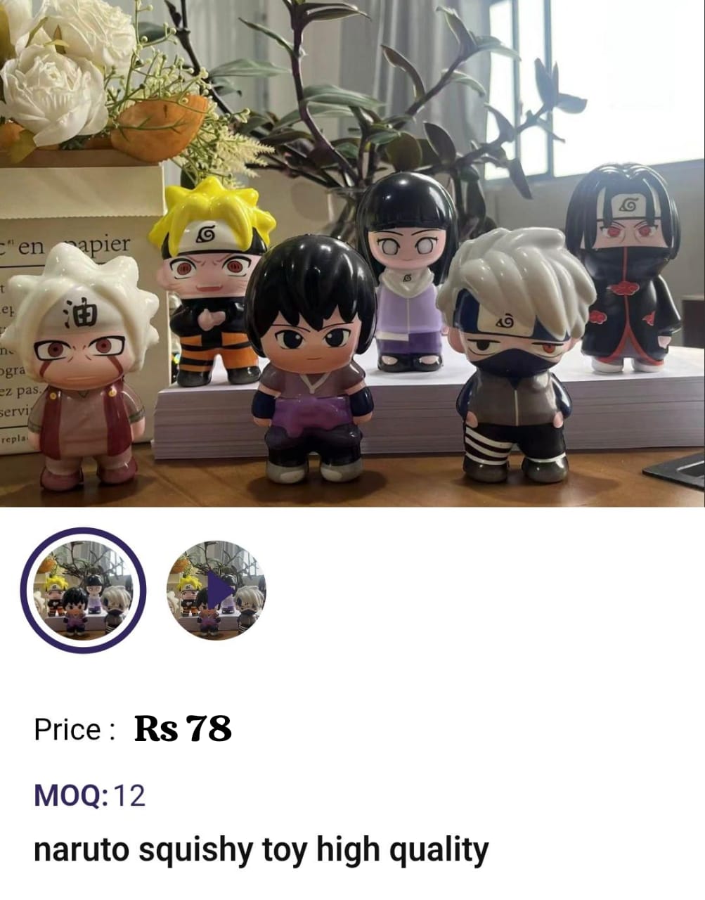 Naruto Squishy Toy High Quality