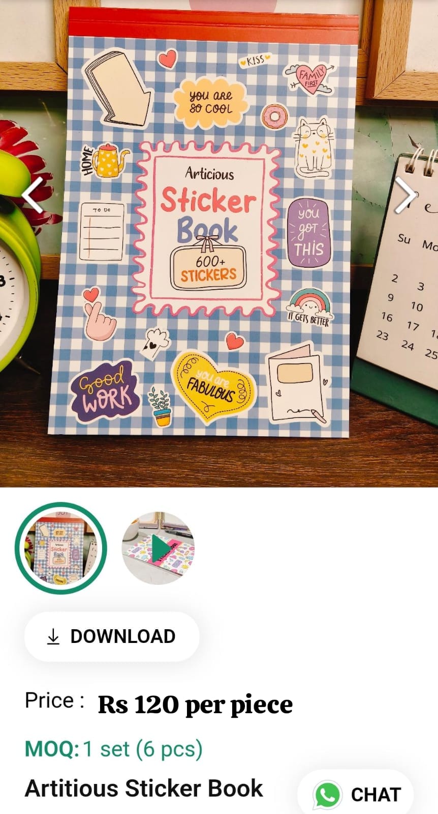 Artitious Sticker Book