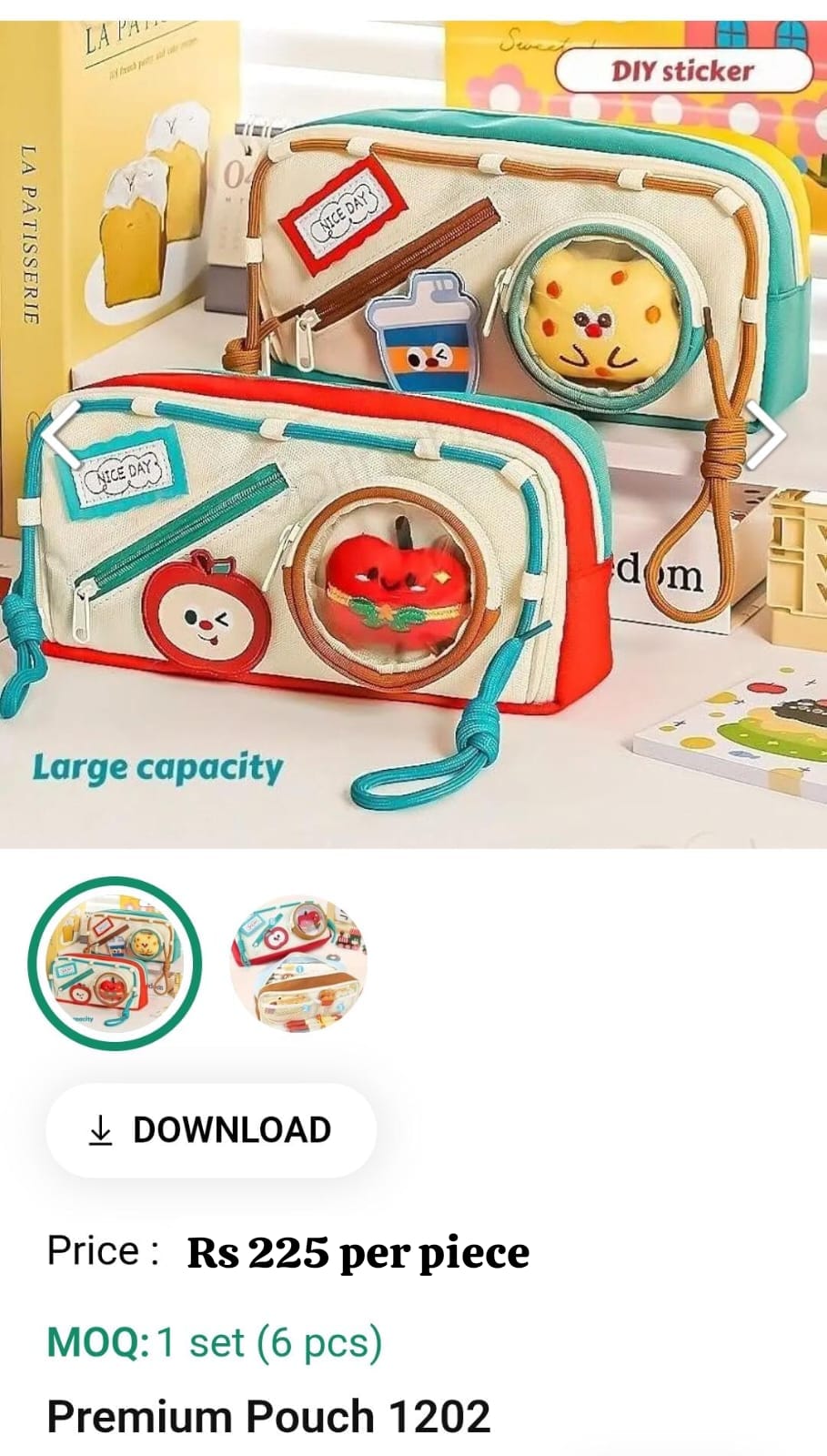 Cute Premium  Kids Pouch