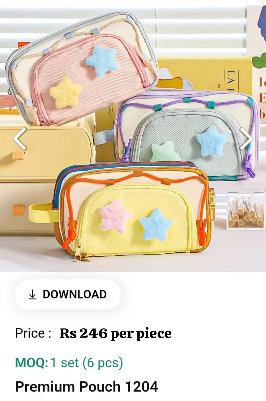 Cute Premium  Kids Pouch