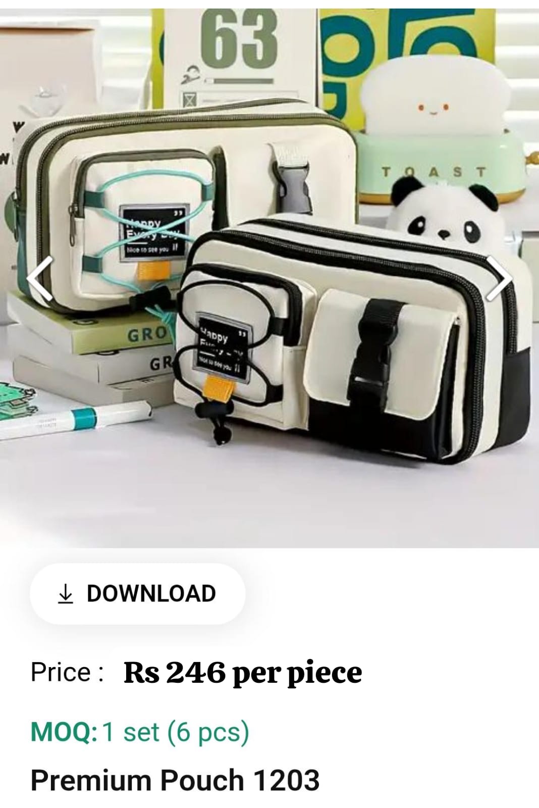 Cute Premium  Kids Pouch