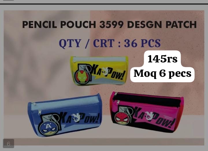 Pencil Pouch Desgn Patch