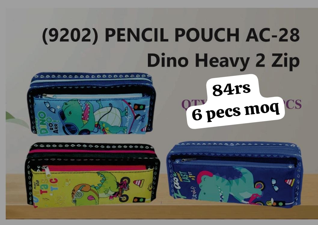 Pencil Pouch Heavy Zip