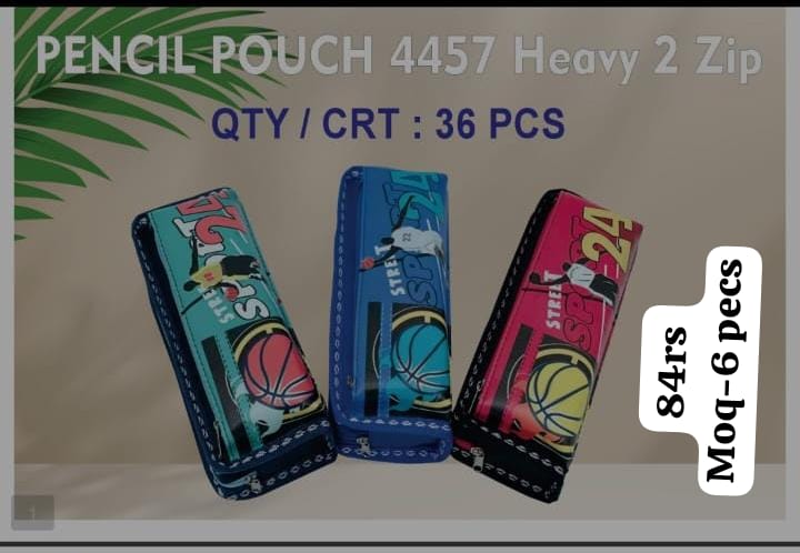 Pencil Pouch Heavy Zip