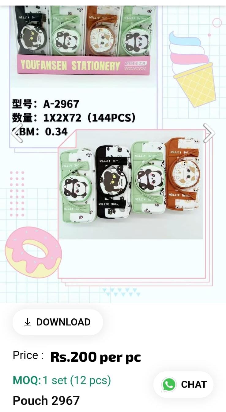 Cute Kids Pouch