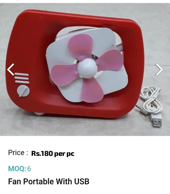 Portable With Usb Fan