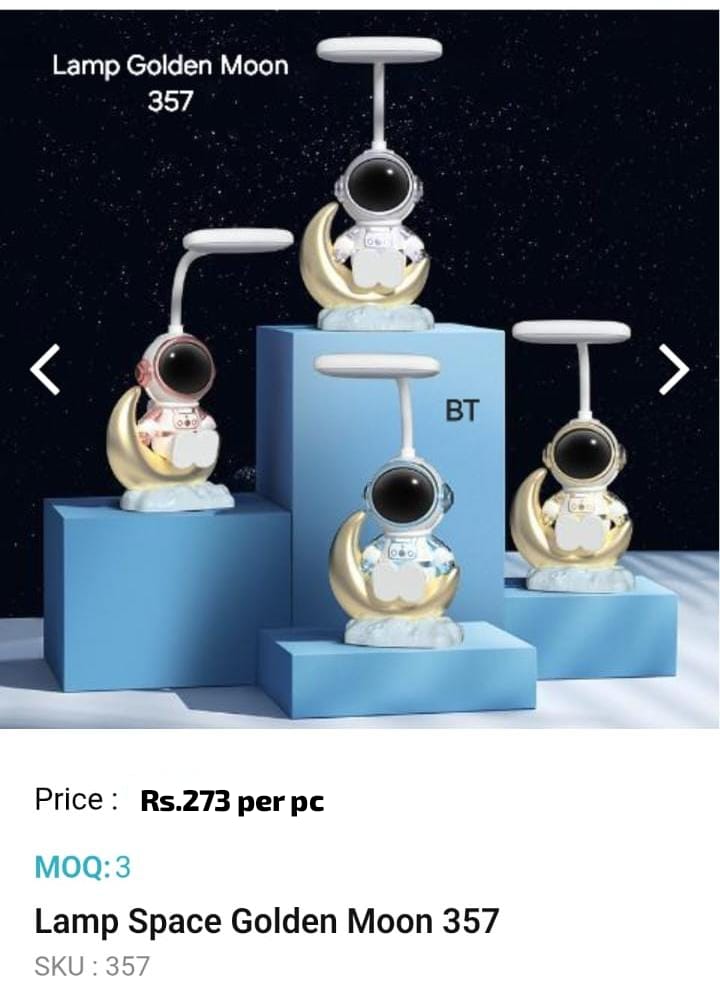 Lamp Space Golden Moon