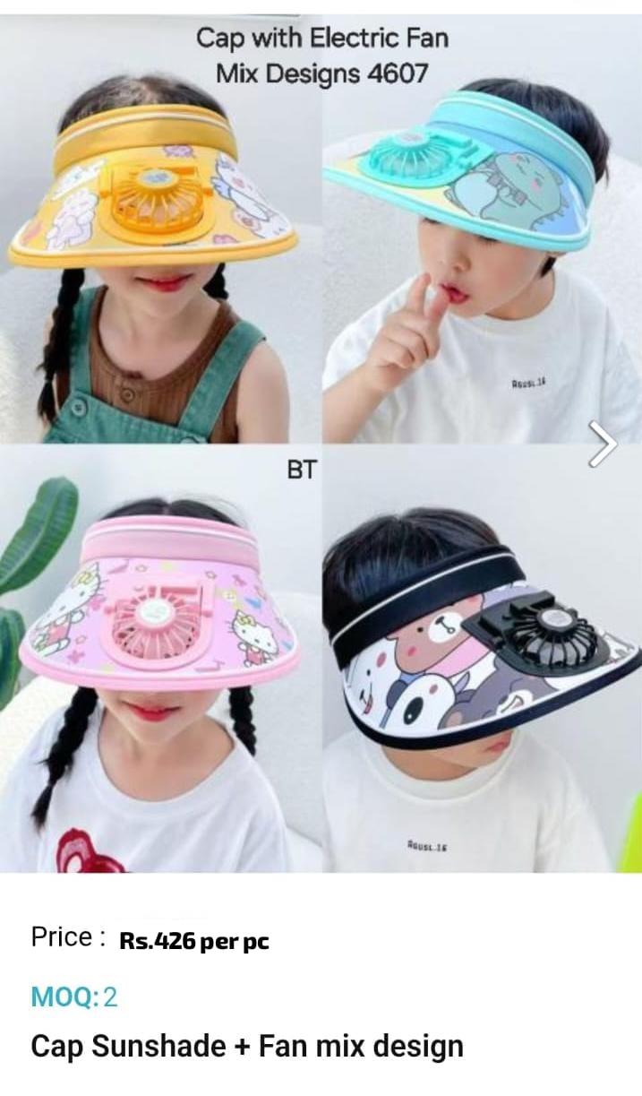 Cap Sunshade Fan Mix Design
