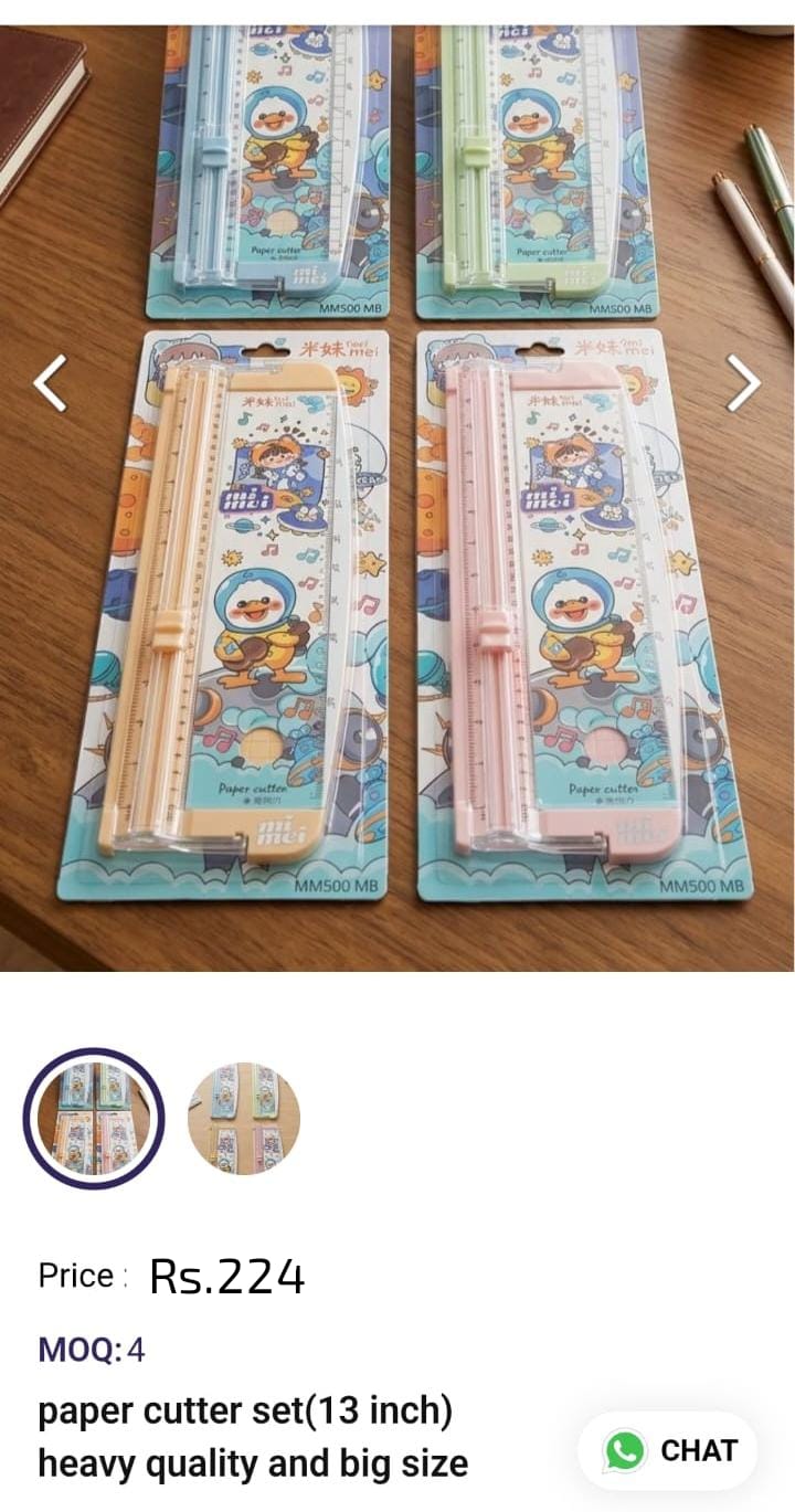 Paper Cutter Set Heavy Quality And Big Size