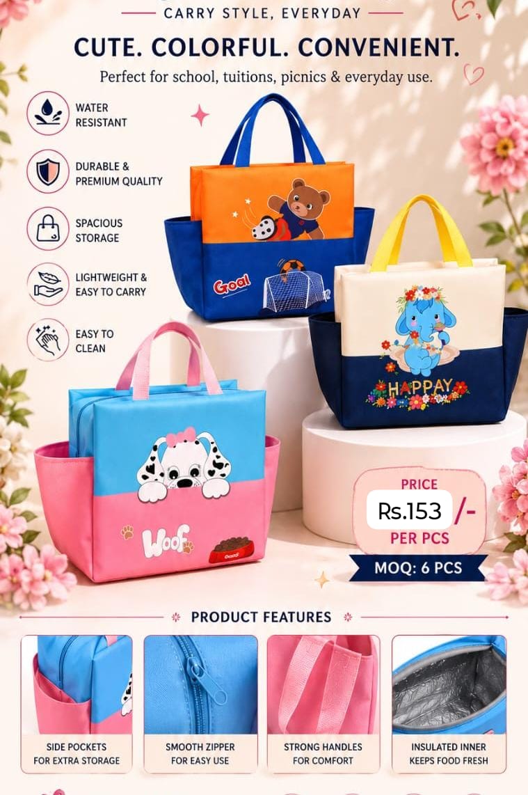 Cute Kids Lanch Bag