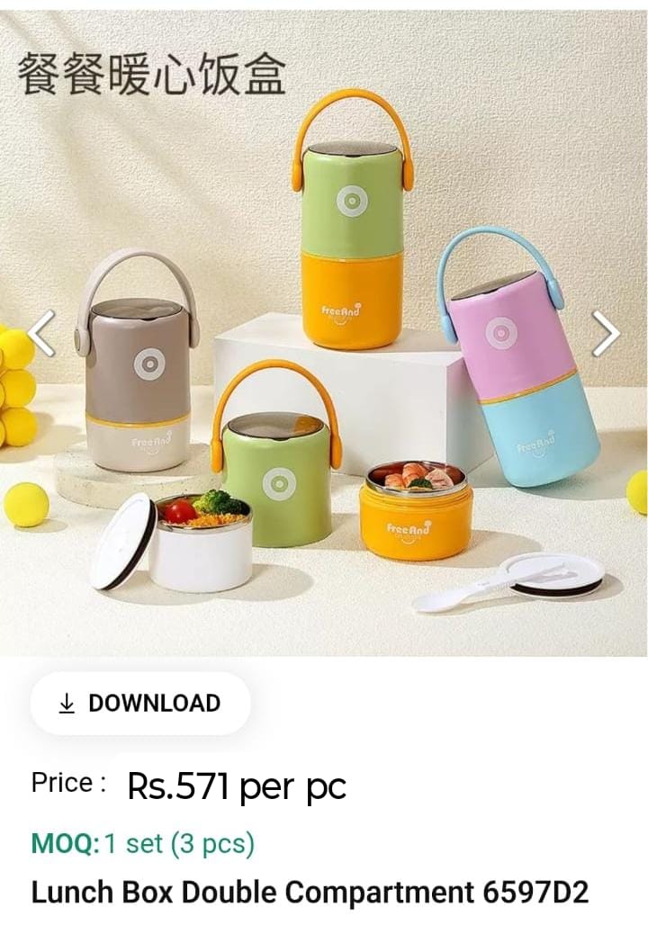Lunch Box Double Compartment