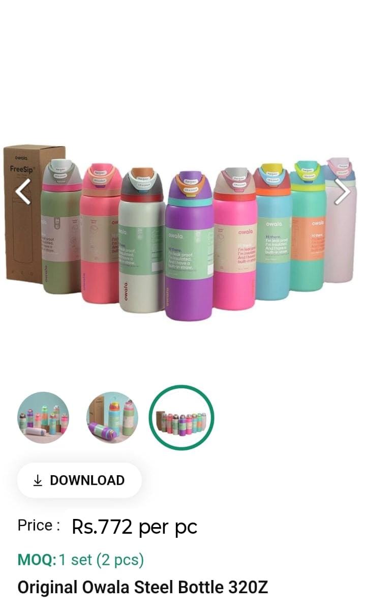 Original Owala Steel Water Bottle