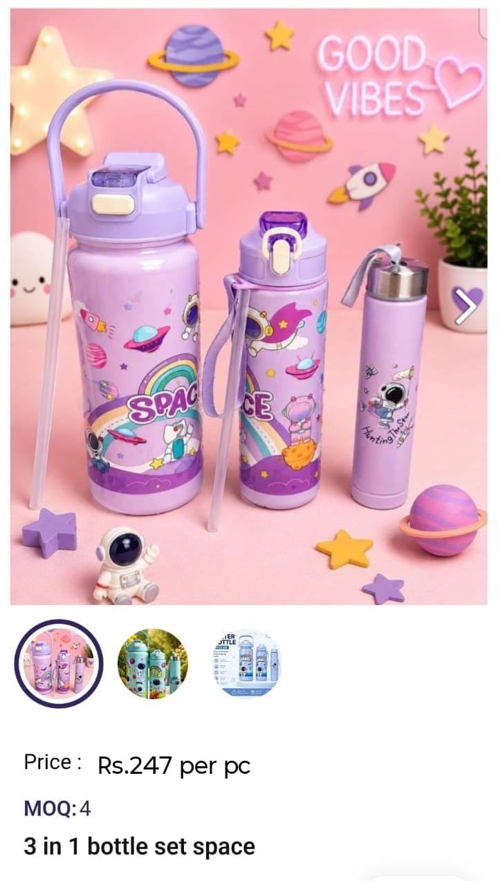 3 in 1 Water Bottle