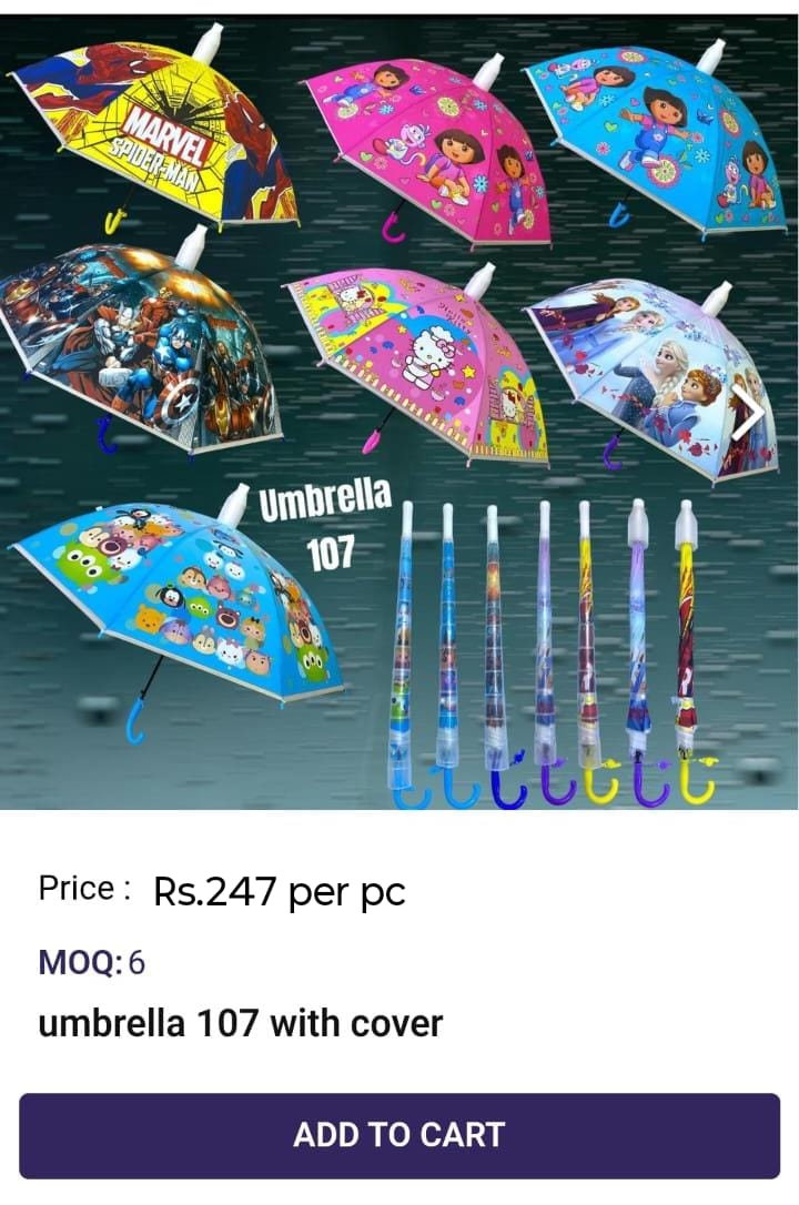 Kids Umbrella With Cover