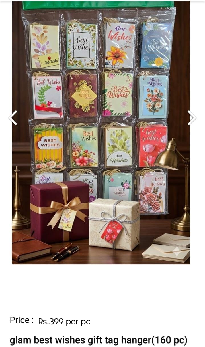 Glam Best Wishes Gift Set Hanger