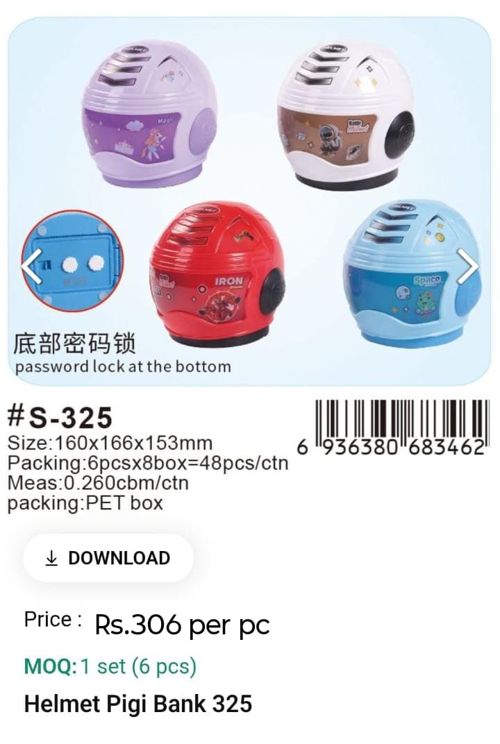 Helmet Pigi Bank