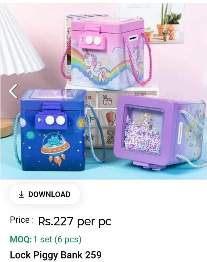 Lock Piggy Bank