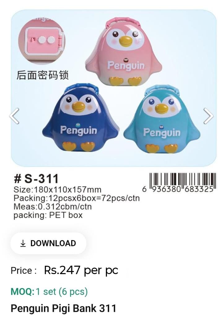 Penguin Pigi Bank