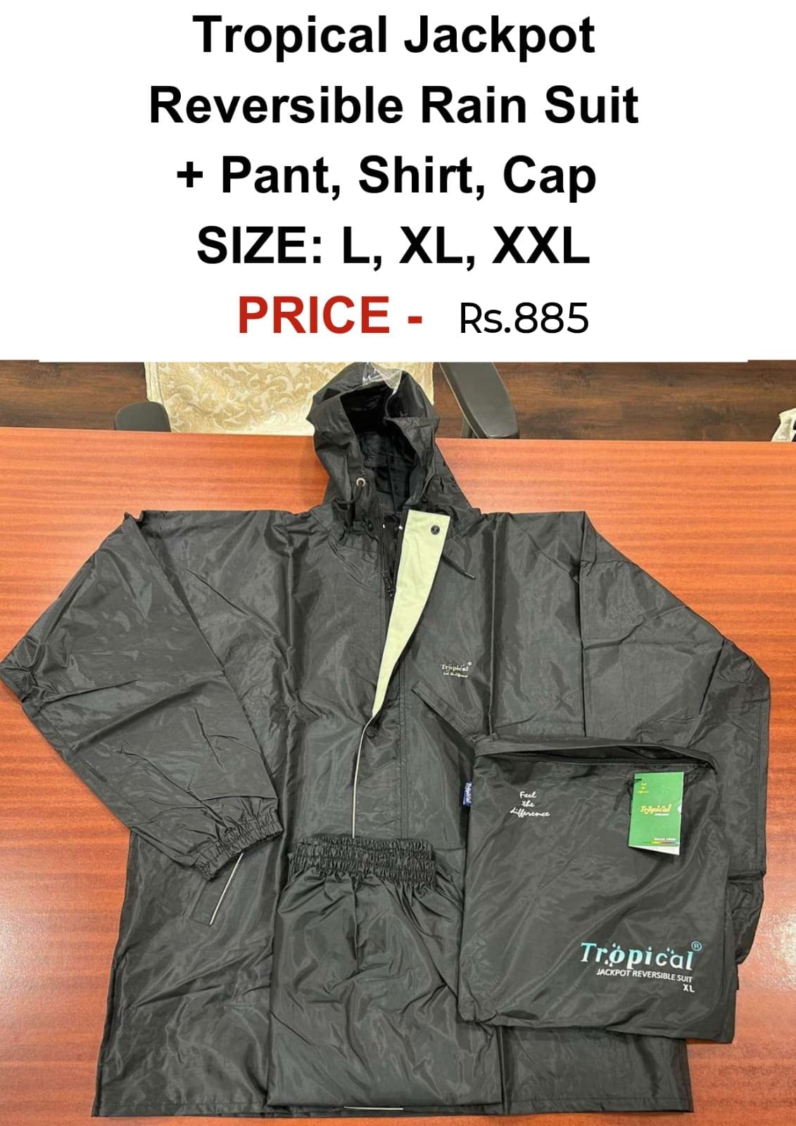 Tropical Jackpot Raincoat