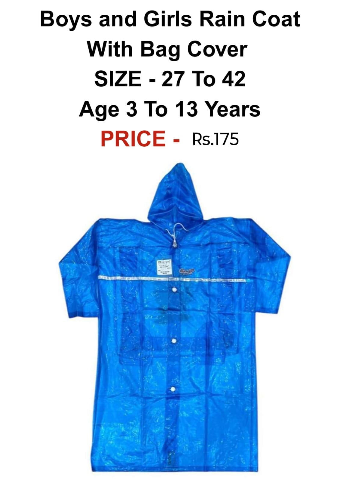 Boy And Girl Raincoat