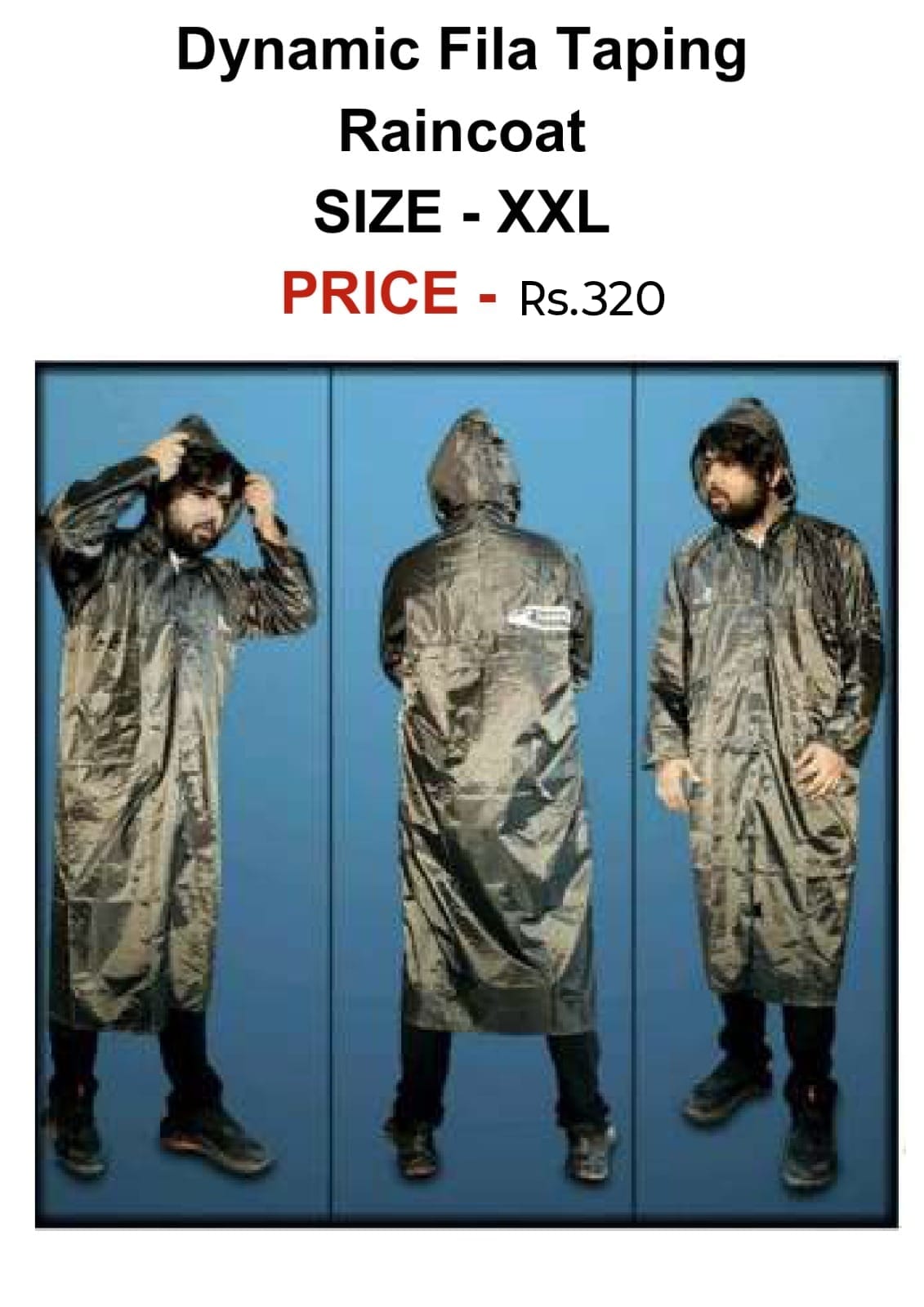 Dynamic Fila Taping  Raincoat