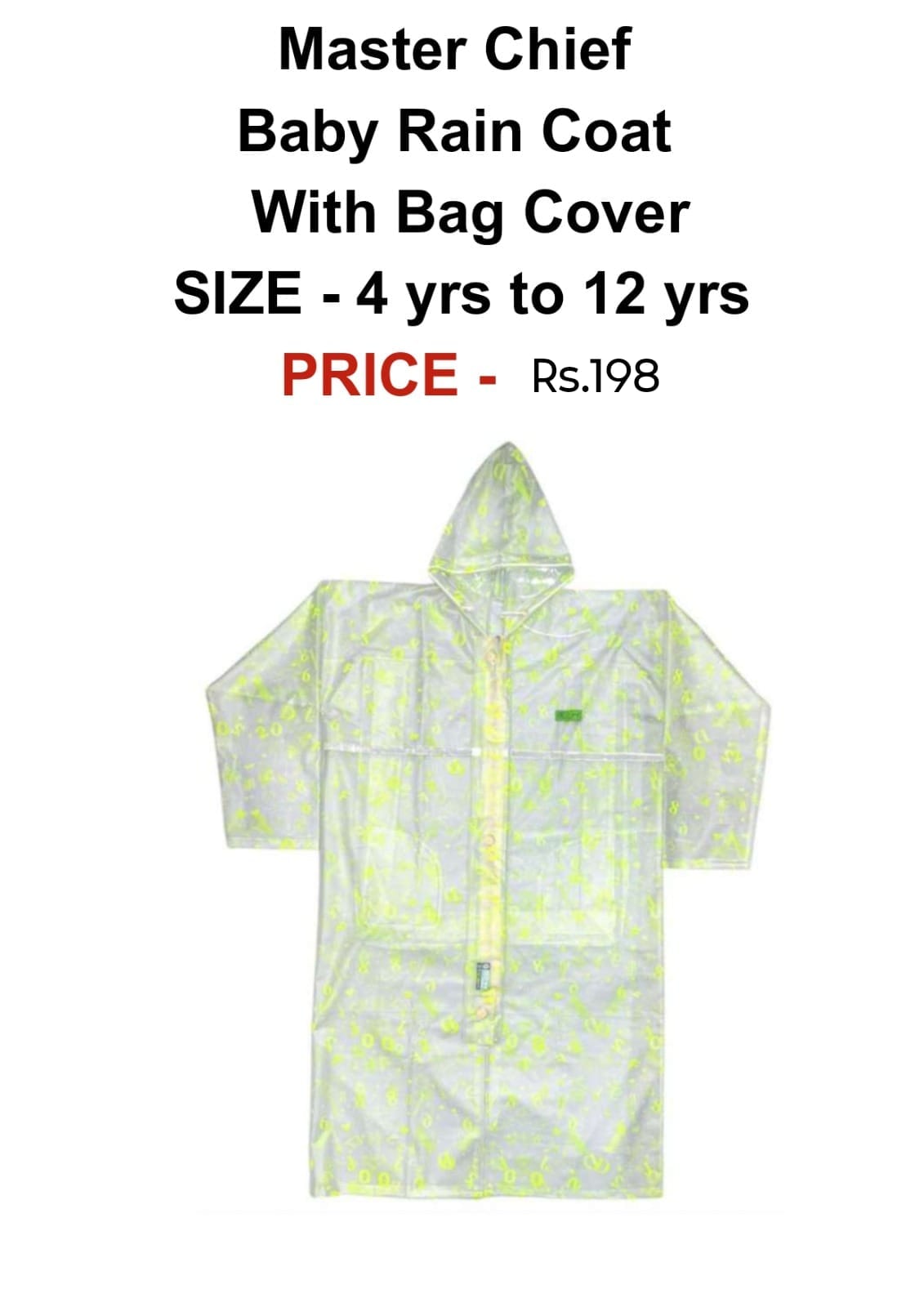 Master Chief Baby Raincoat