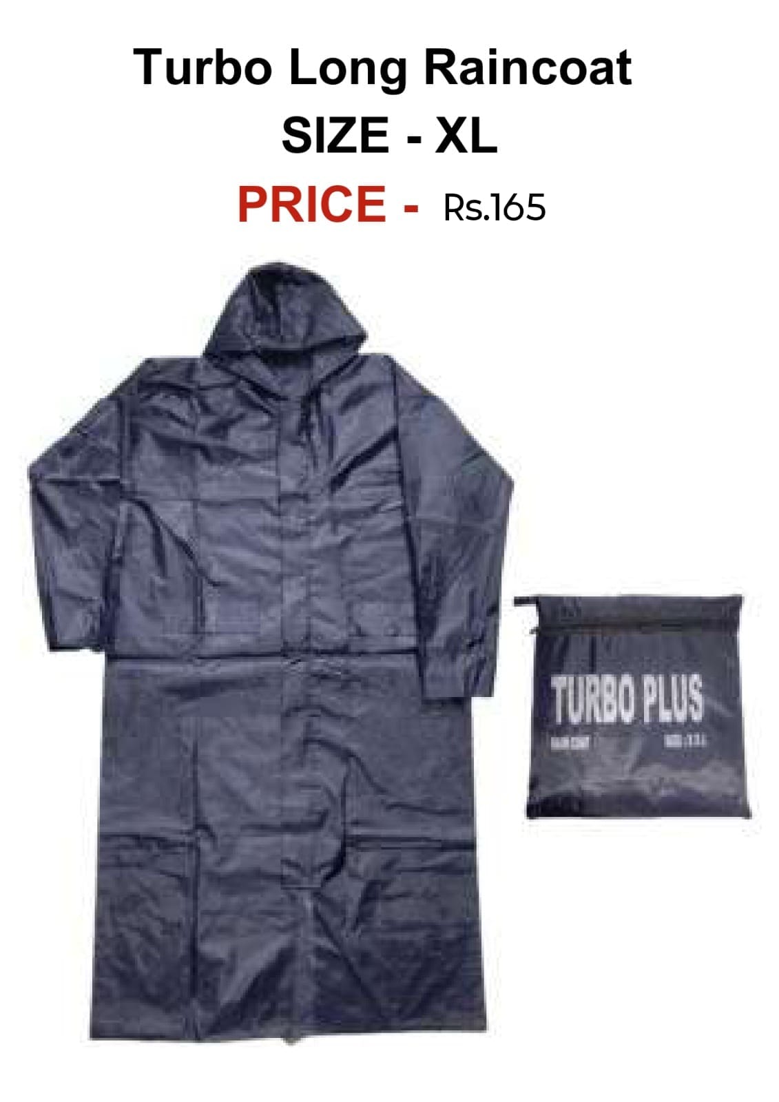 Turbo Long Raincoat
