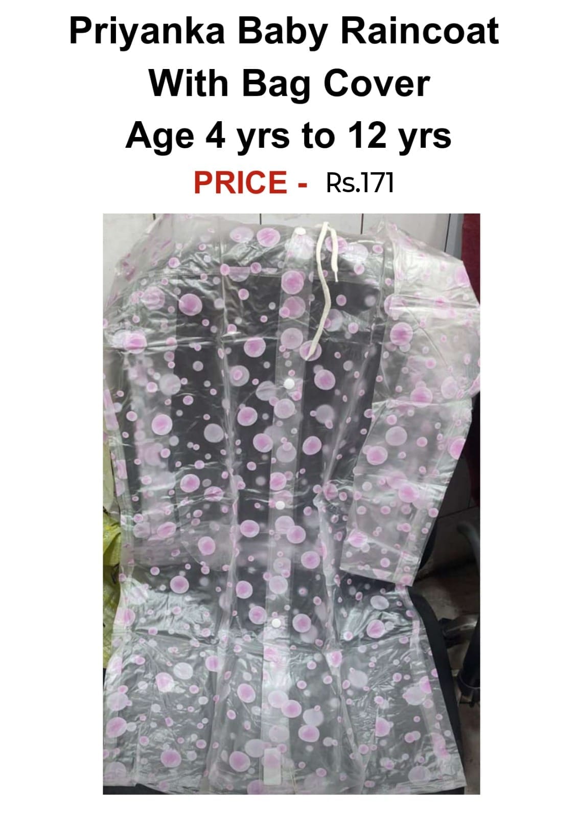 Priyanka Baby Raincoat