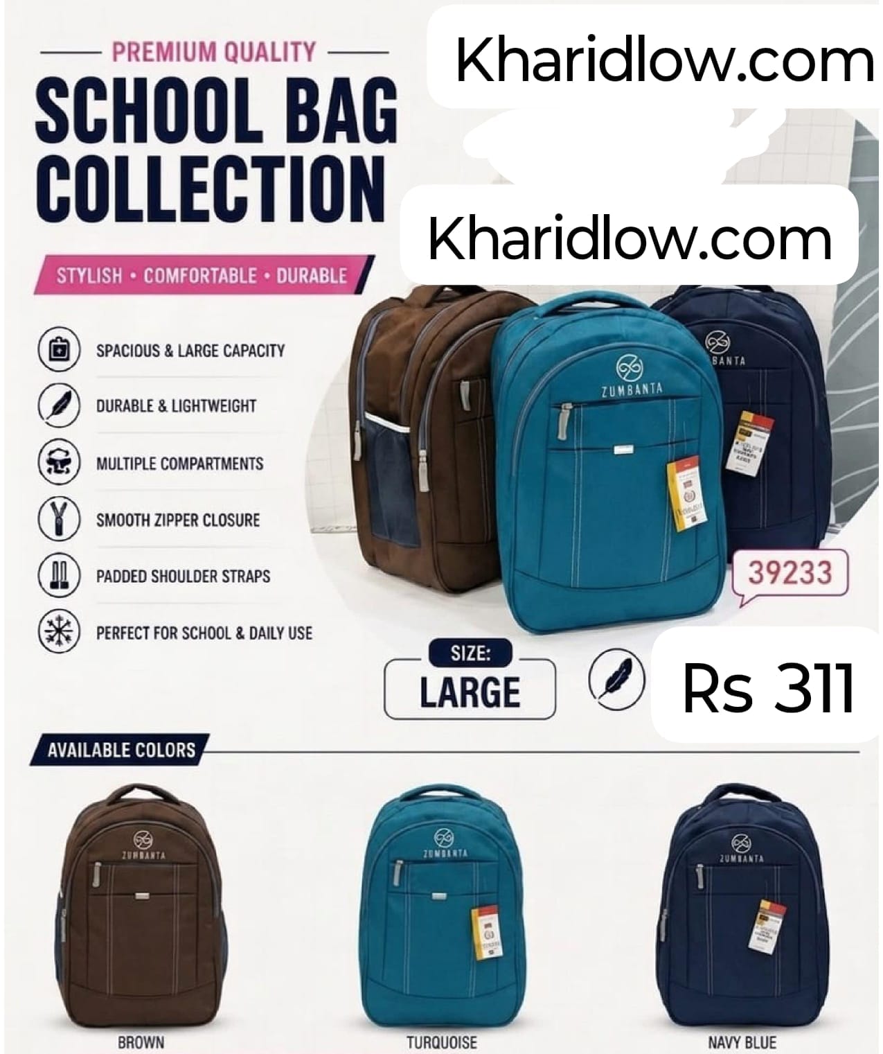 Stylish School Bag
