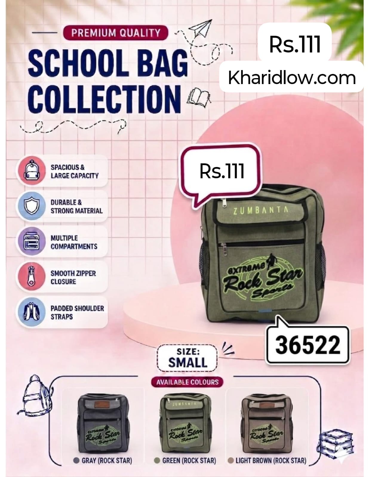 Stylish School Bag