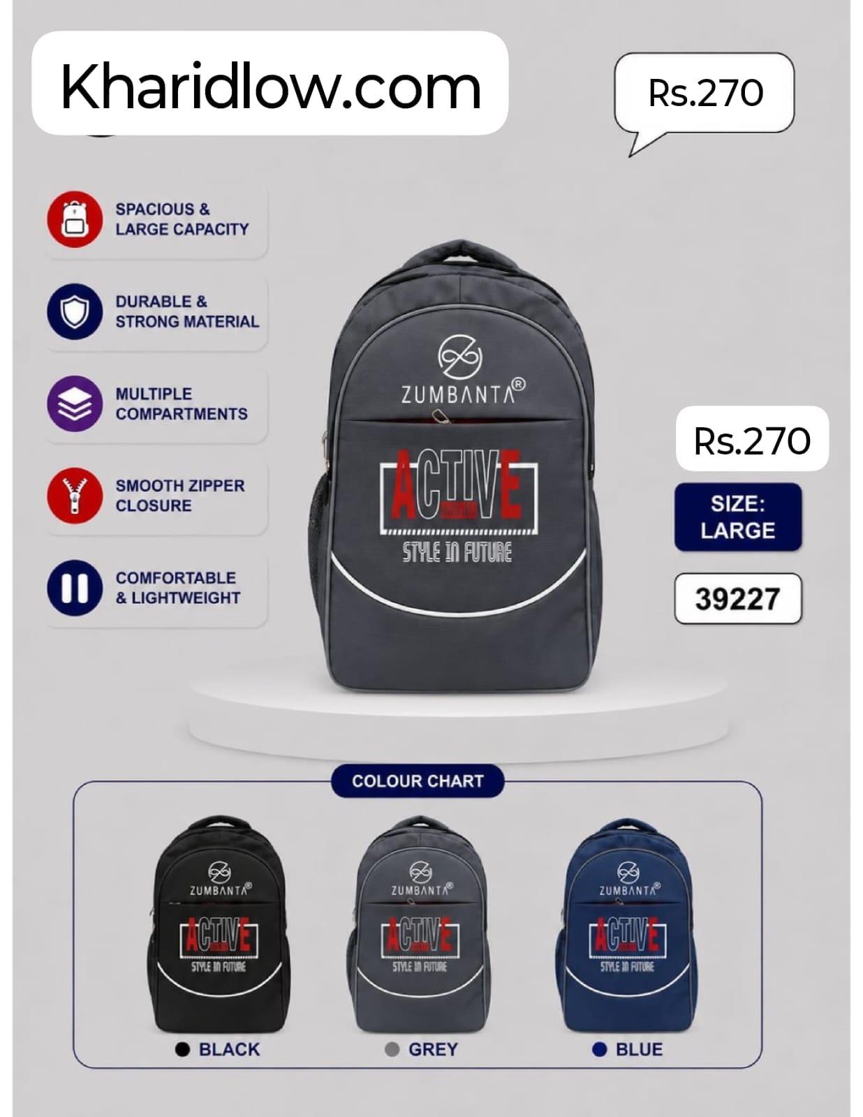 Stylish School Bag