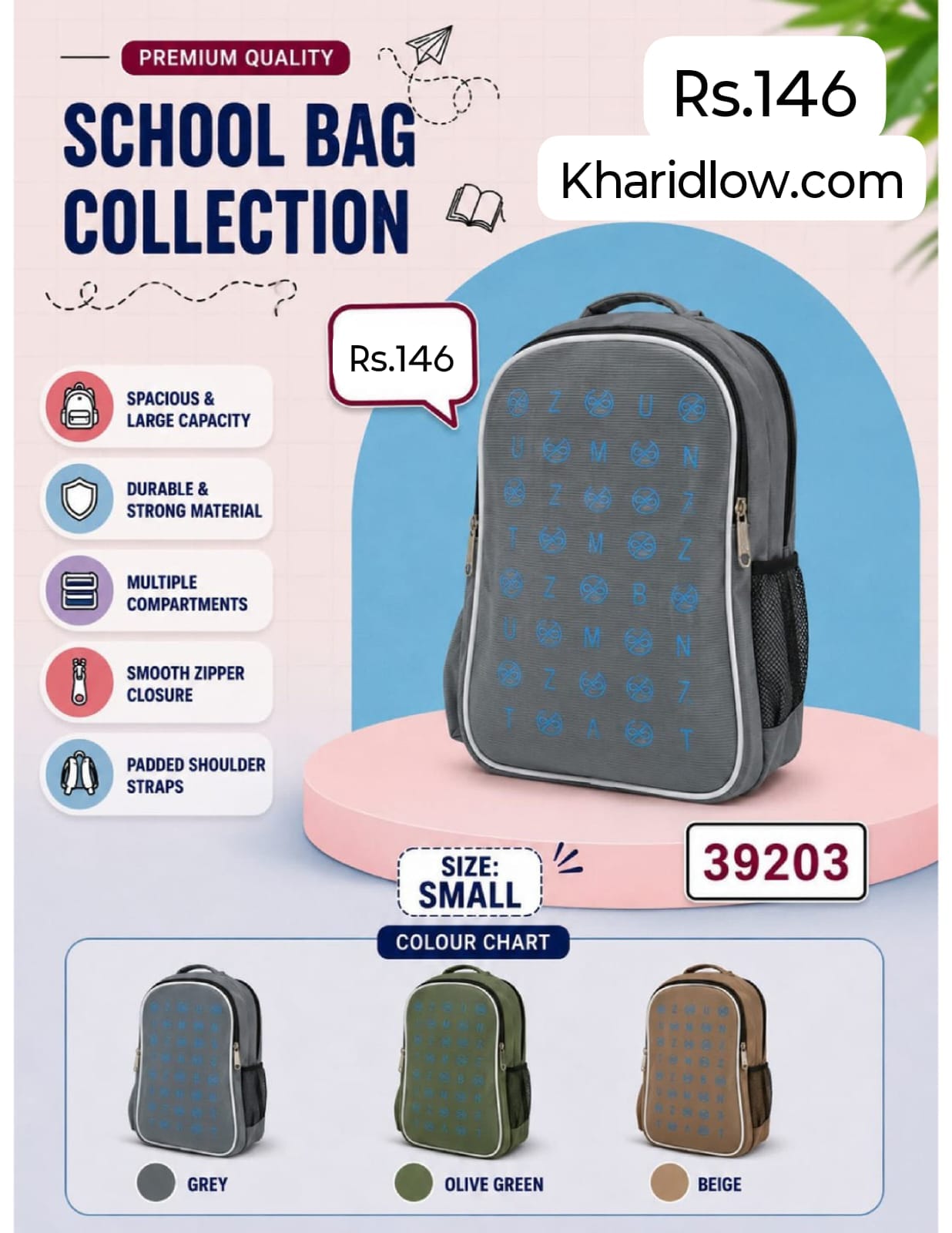 Stylish School Bag