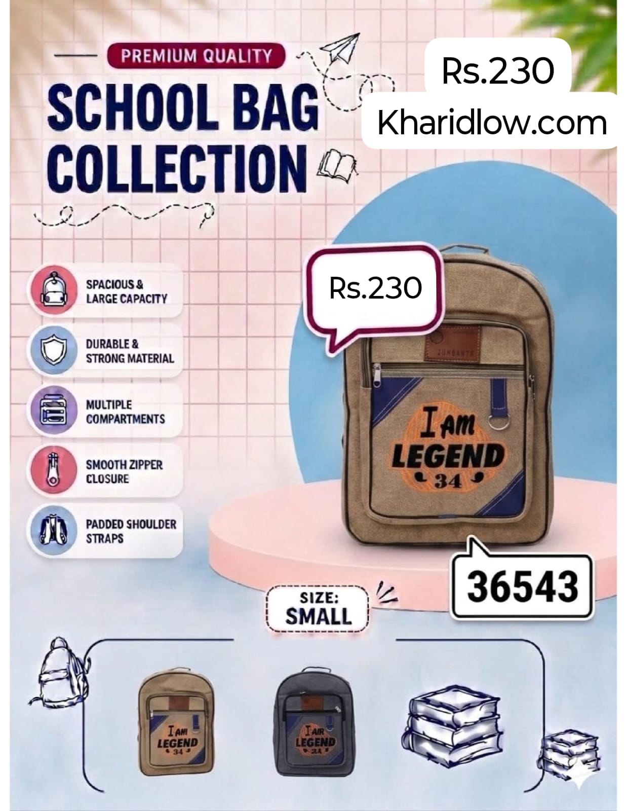 Stylish School Bag