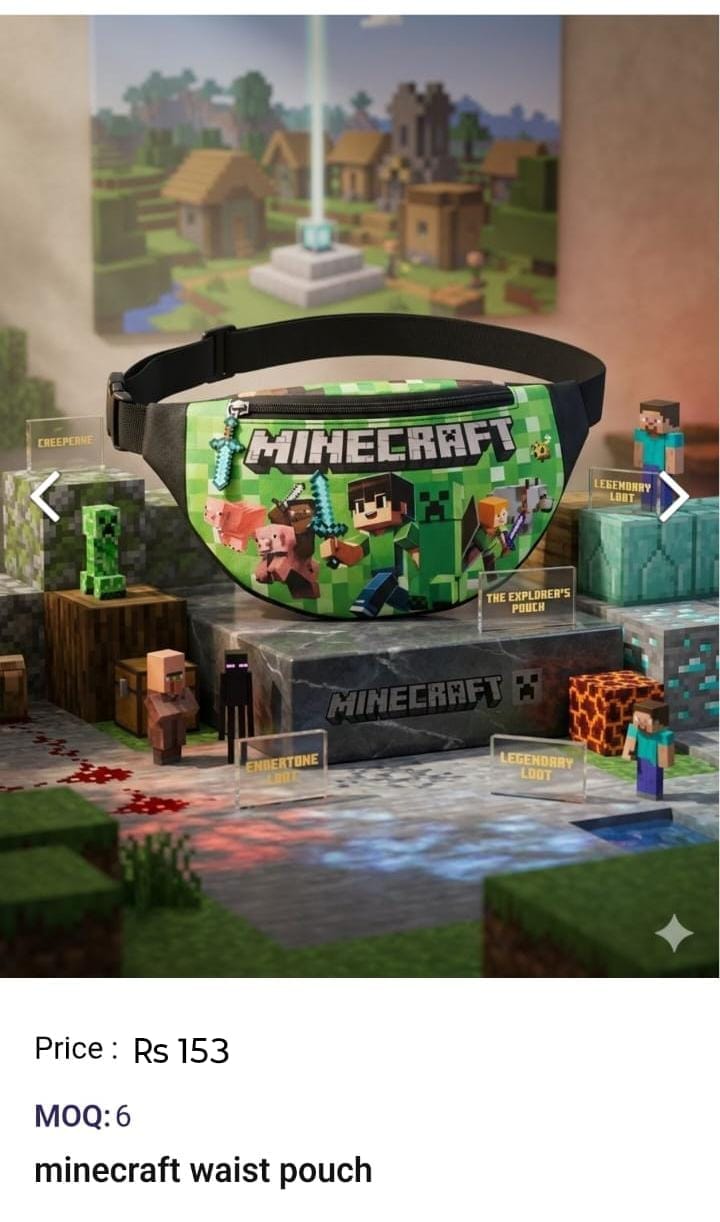 Minecraft Waist Pouch