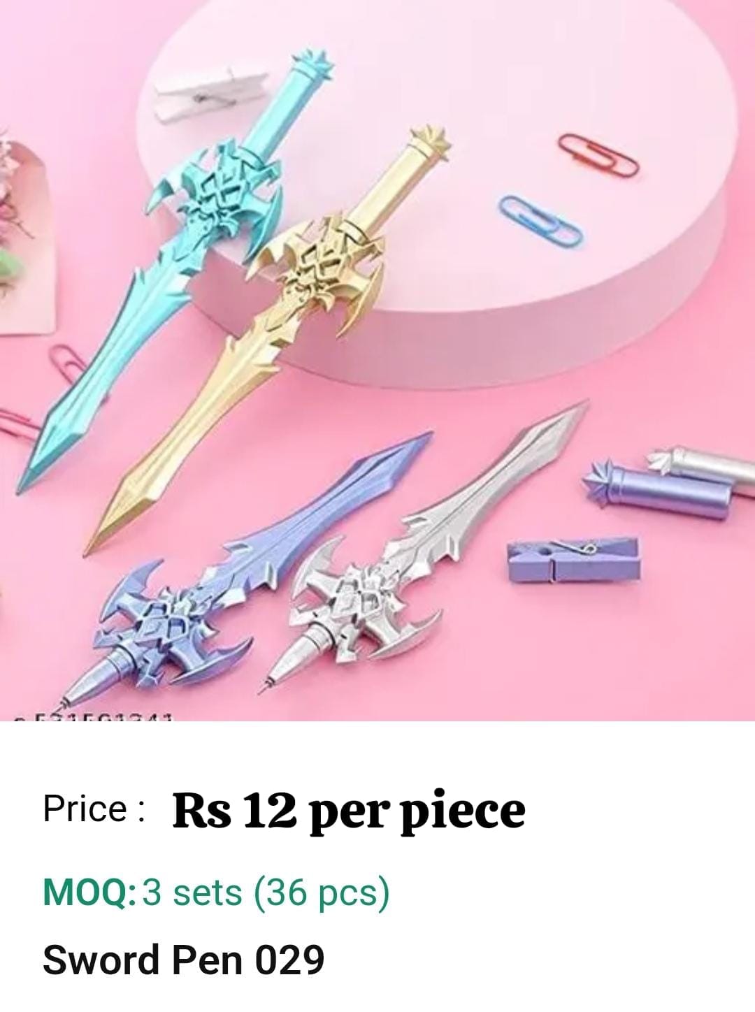 Sword Kids Pen