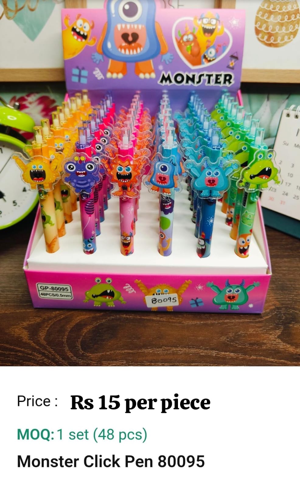 Monster Click Kids Pen